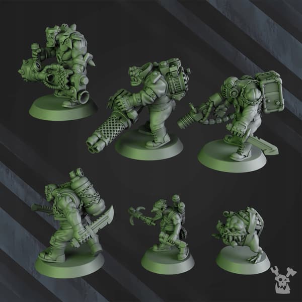 Blak Orks Mob v2 x6 DakkaDakkaStore