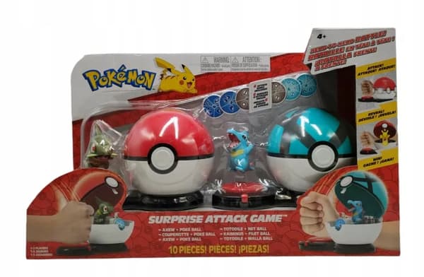 JAZWARES POKEMON Surp Attack Axe Tot W3 Game