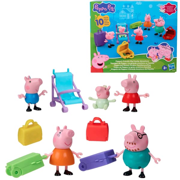Peppa Pig: Peppa’s Adventures – Set of 5 figures and accessories