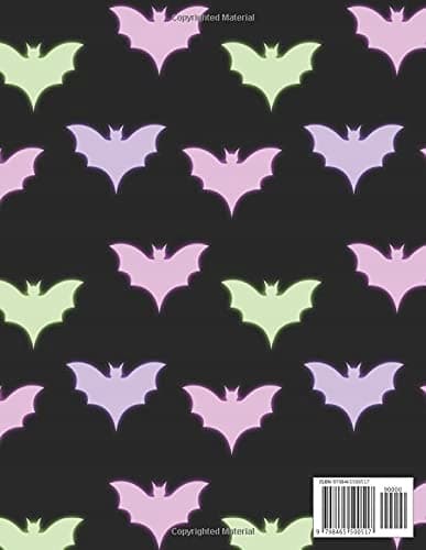 Halloween Bats Composition Notebook | 120-page wide-ruled notebook: 8.5 X