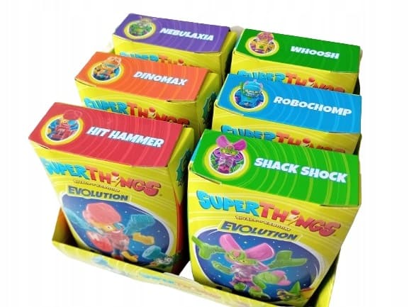 SUPER THINGS - EVOLUTION - KAZOOM KID ALL 6 GLOW-IN-THE-DARK