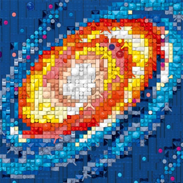 MILKY PIXEL ART – 2,438-PIECE BUILDING BLOCK SET