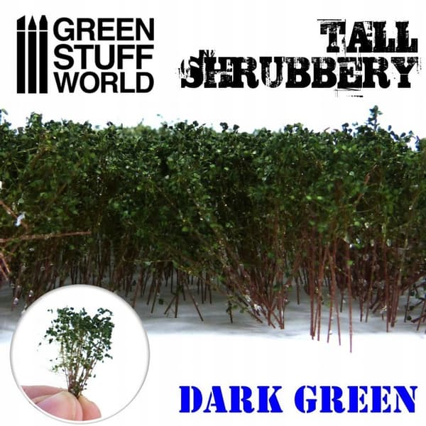 Tall Shrubbery – Dark Green – høye busker