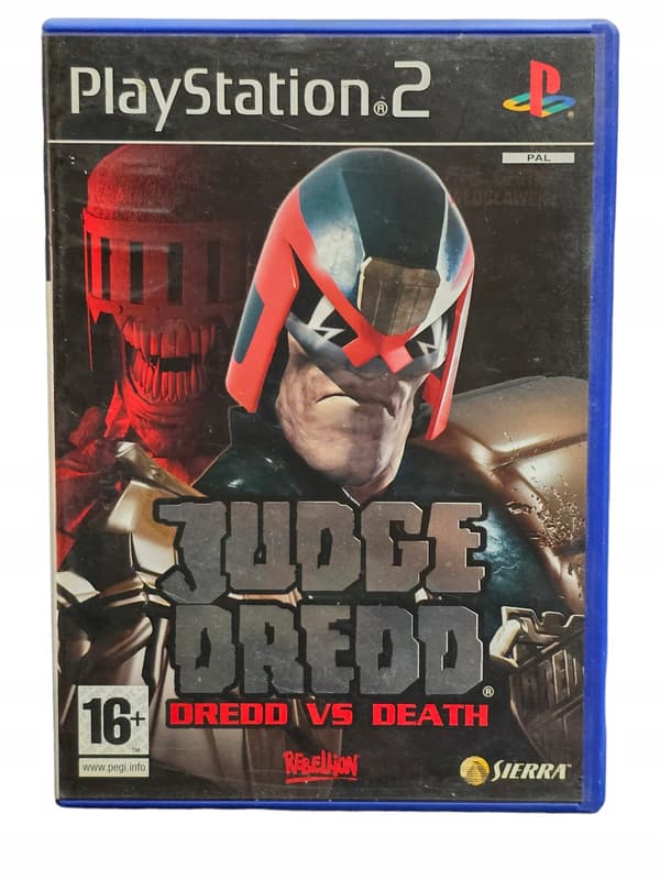 PS2 game JUDGE DREDD: DREDD VS DEATH for Sony PlayStation 2 (PS2)