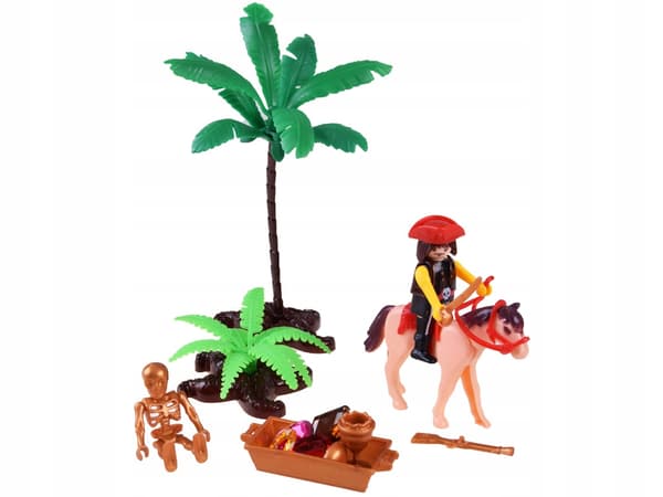 PIRATE SHIP FIGURINE SET WITH SOUND