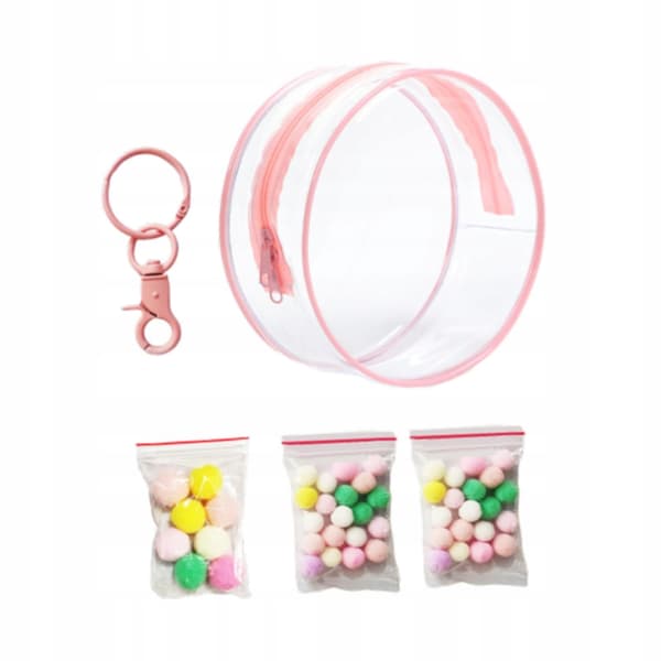 PVC Doll Display Case – Organiser for Collectables – Mini Pink Display Case