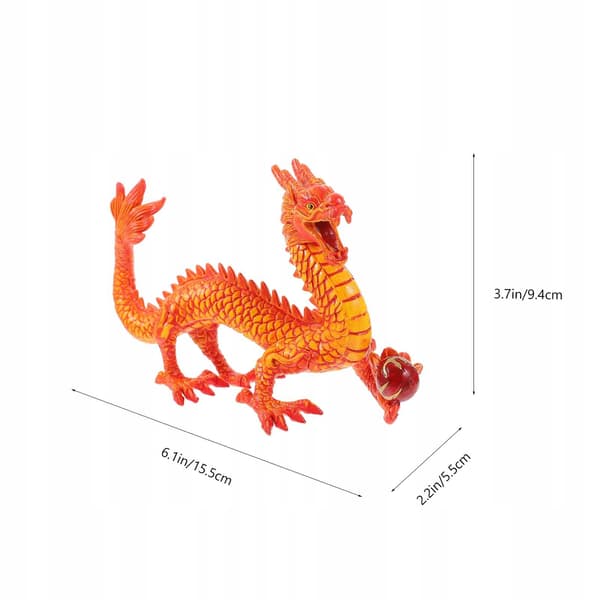 A UNIQUE CHINESE DRAGON FIGURINE FOR TABLE DECORATION