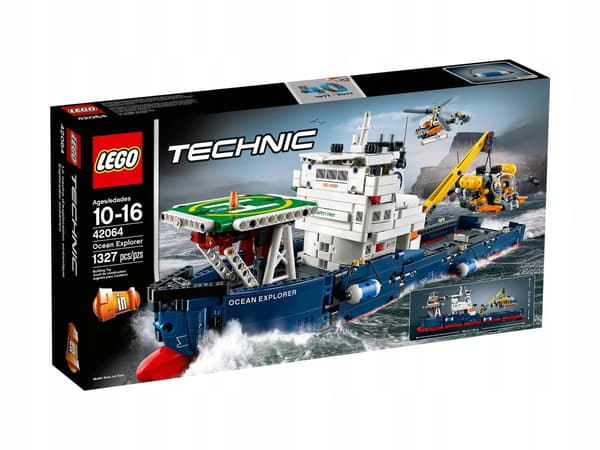 LEGO 42064 Technic Research Vessel and Helicopter Set