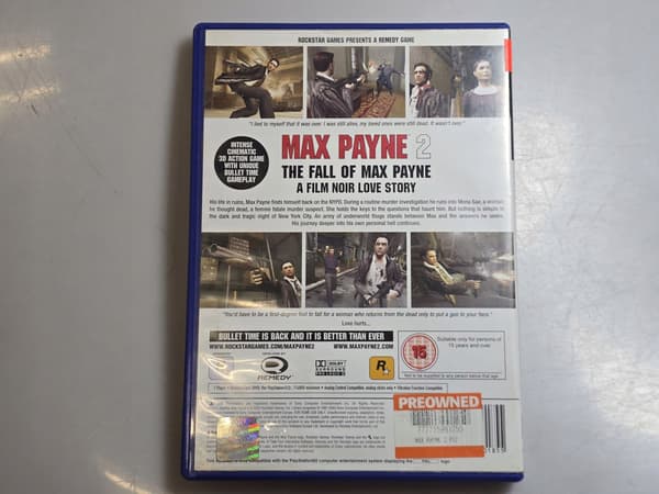 MAX PAYNE 2 PS2