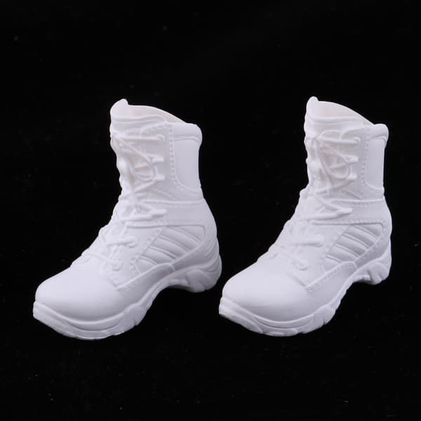 1/6 Scale Policewoman's Boots for 12\ White
