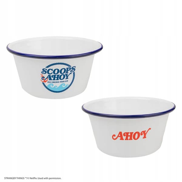 STRANGER THINGS ICE CREAM BOWL WITH SAILOR HAT – SCOOPS AHOY!