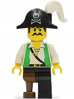 LEGO Pirates Pirate Green Vest pi050