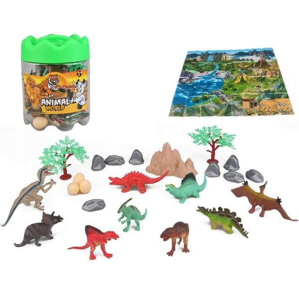 MAC TOYS Dinosaurs, 24-piece set