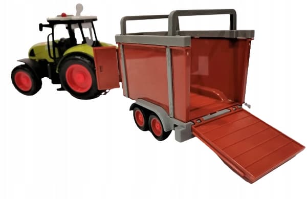 Large Farm, Animal Pen, Tractor and Trailer