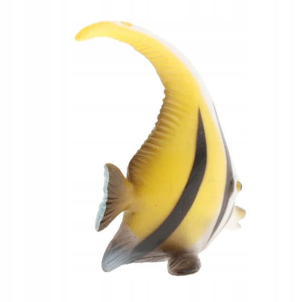 Simulation Animals Model Figure Educational Toys Angel Fish, White