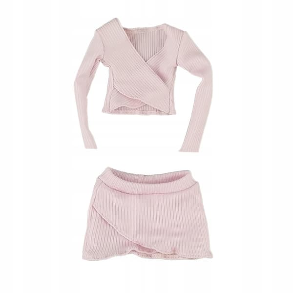 1:6 Scale Basic Crop Top Costume – Female Figure, Pink