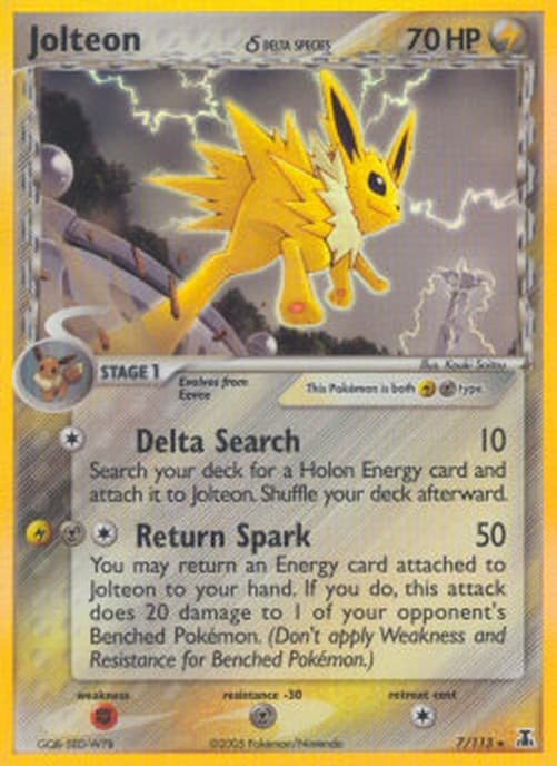 Pokemon Jolteon δ Delta Species