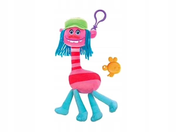MEGA TROLLS COOPER PLUSH KEYRING 22CM GIRAFFE TROLLS