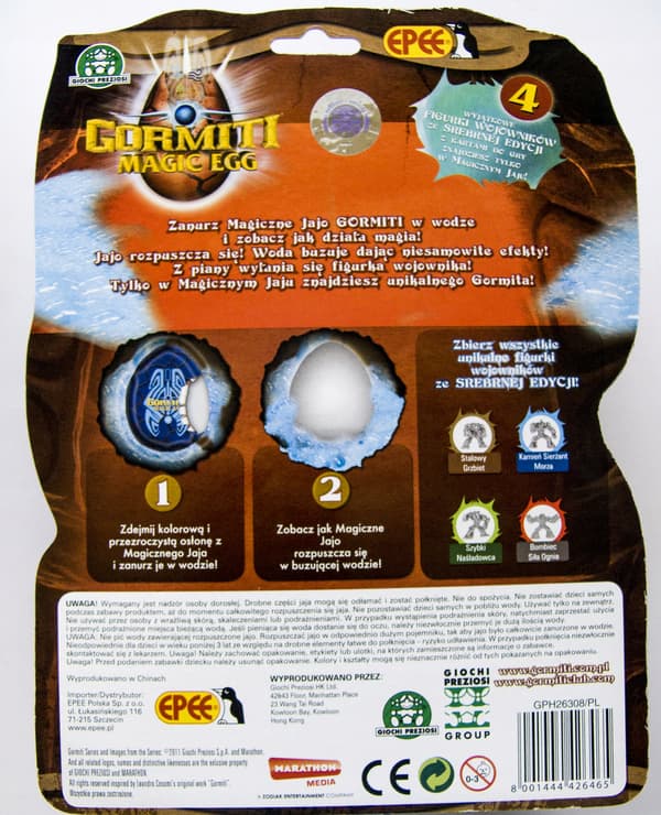 GORMITI MAGIC EGG: SILVER WARRIOR – GREEN