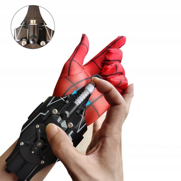 SPIDER-MAN WEB-SHOOTER SUCTION CUPS MAGNETS SPIDER-MAN WITH