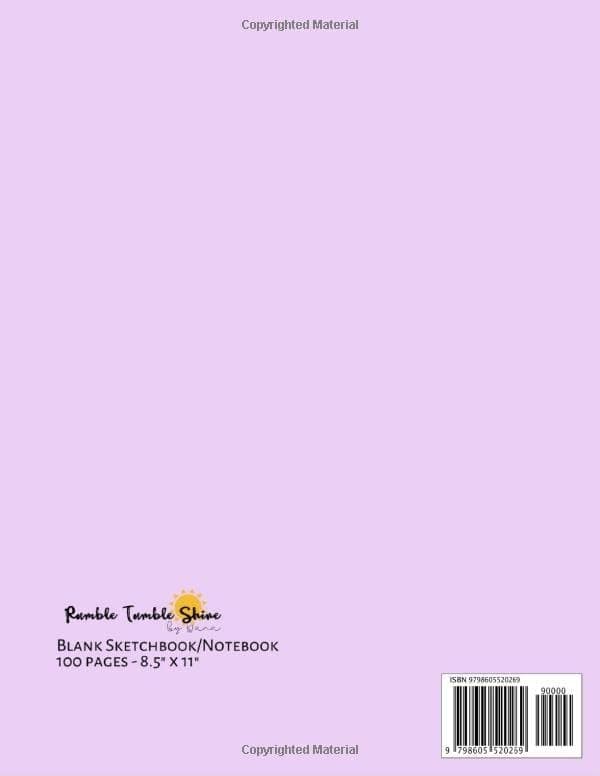 Sketchbook: Large Blank Notebook for Drawing, Sketching and Doodling, 100