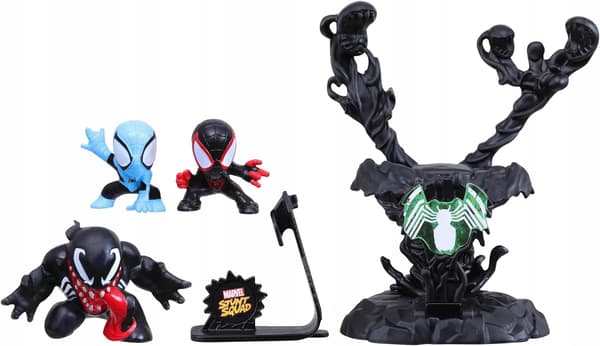MARVEL SPIDER-MAN VENOM STUNT SQUAD FIGURE SET [FIGURE]