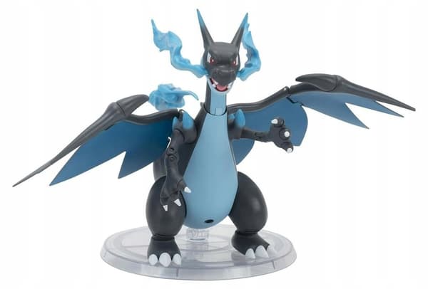 Jazwares Pokémon Select Mega Charizard X Figurine, 15cm
