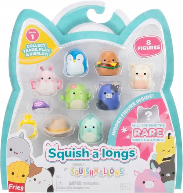 Squish a Longs: 8 mini Squishmallows figures by Jazwares