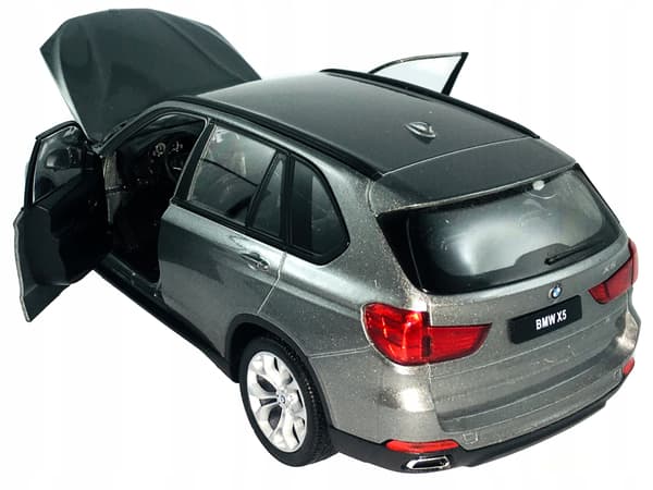 BMW X5 MODEL METAL WELLY 1:24 SILVER GREY