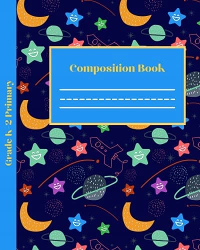 Primary Composition Book, Years K–2: Space Composition Book Story Journal
