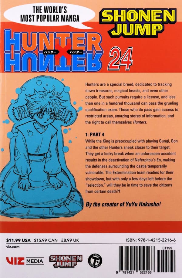HUNTER X HUNTER VOL. 24: 1: PART 4 - Yoshihiro Tog