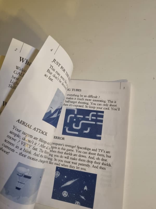 Shooting Gallery for the SEGA MASTER SYSTEM, complete with box and manual.