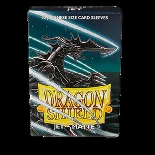 Yu-Gi-Oh! 60 Small Dragon Shield Sleeves - Matte Jet