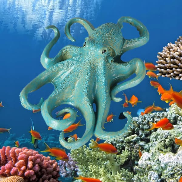 Marine life figurine, model figure, simulated model figure 'Blue A'