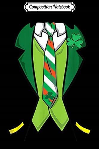 Composition Notebook: Irish Flag Necktie Men's and Boys' St Patrick's Day Journal