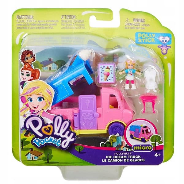 POLLY POCKET MOBILE ICE CREAM STALL MINI SET GGC40