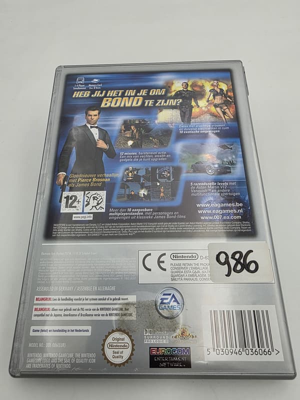 NINTENDO GAMECUBE JAMES BOND 007 NIGHTFIRE ORIGINAL