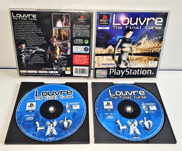 The game LOUVRE - THE FINAL CURSE for PSX