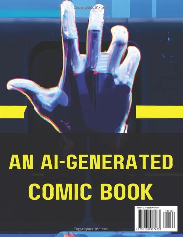 Stuck In A Video Game Comic Book: An AI-Generated Horror Comic Book About