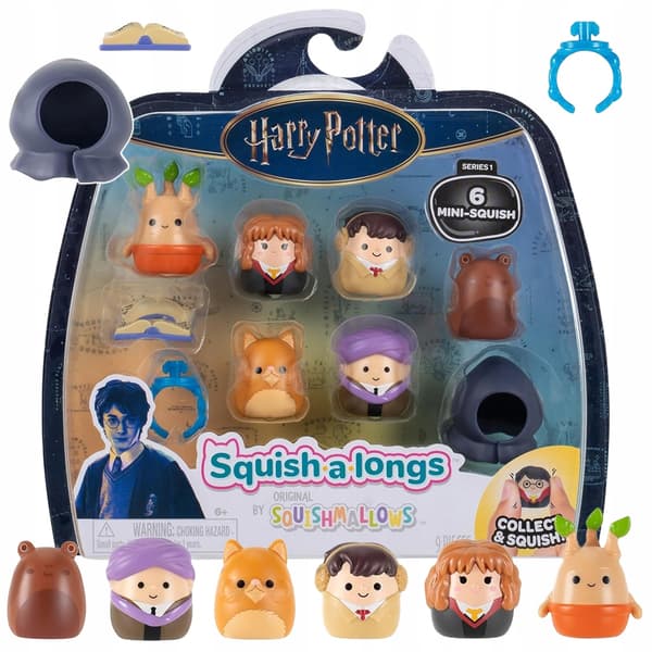 HARRY POTTER FIGURINES: SQUISH-A-LONGS, SQUISHMALLOWS, MINI SQUISH