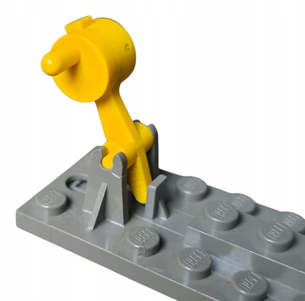 LEGO TRAIN 9V TRACK: RIGHT-HAND TURN-OUT + SWITCH 2859c01