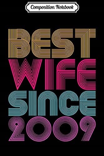 Composition Notebook: Gifts for a Wife on Her First Wedding Anniversary (Married Since September)