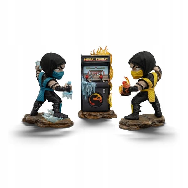 Scorpion vs Sub-Zero Arcade MiniCo Diorama 3-Pack - Mortal Kombat
