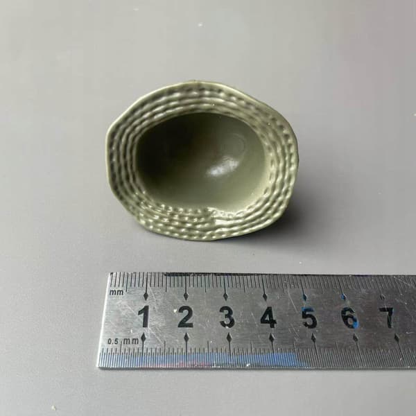 Doll’s miniature hat, 1/6 scale, miniature cap, hat with brim, 1/6 scale, 2 pieces