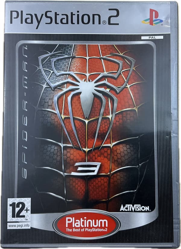 SPIDER-MAN 3 SPIDER-MAN III disc – very good+ condition, complete PS2 set
