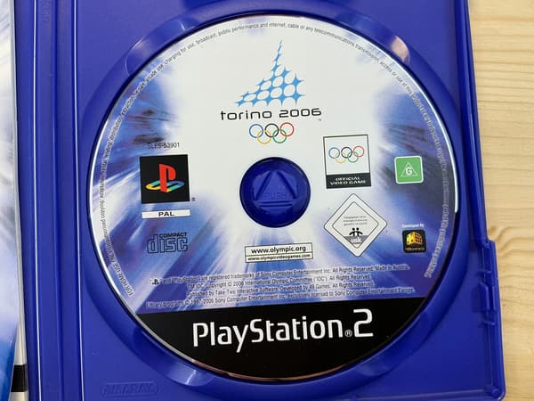 TORINO 2006 OLYMPIC GAMES – PS2 disc in very good+ condition, complete set