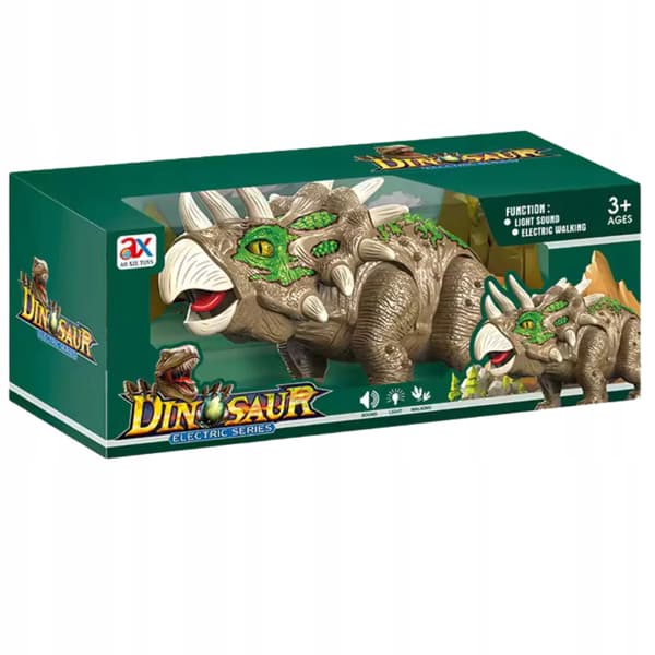 INTERACTIVE DINOSAUR: WALKS, ROARS, GLOWS, MOVING HEAD AND TAIL – PERFECT AS A GIFT