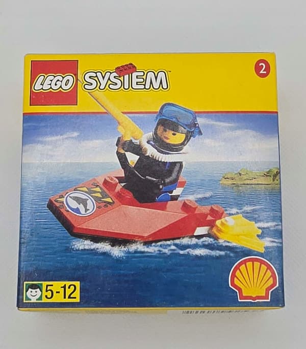 New LEGO System City 2536 Shell Divers Jet Ski MISB 1998