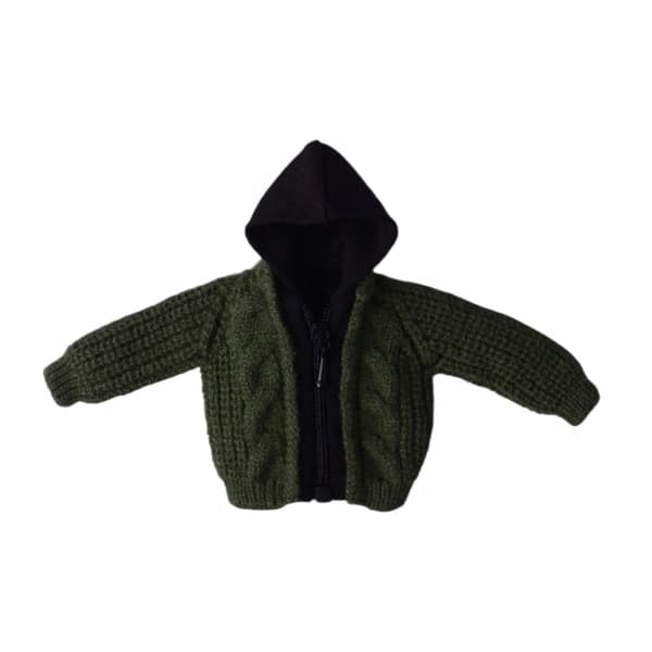 1/12 scale jumper, Winter, Green doll