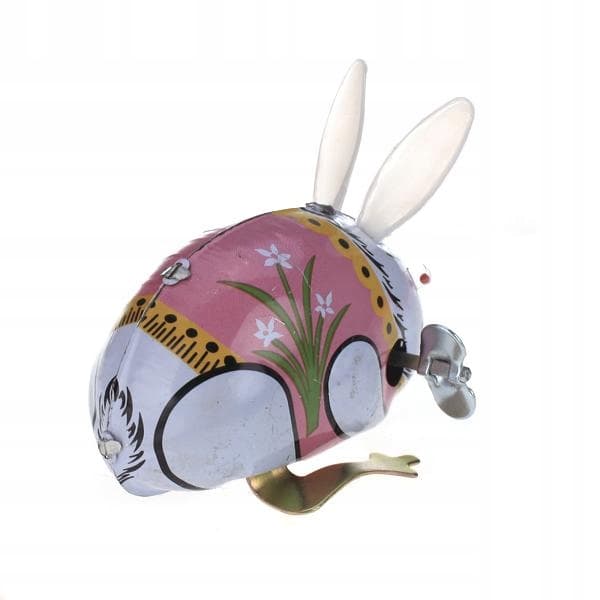 TIN TOY Clockwork BUNNY RABBIT Easter Gift Collectable New Release